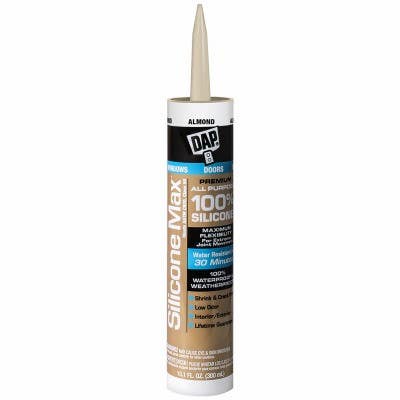 Dap Global Inc 7079808784 Silicone Max Premium Sealant, Almond, 10.1-oz.