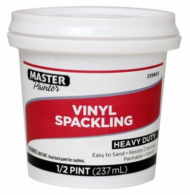 Dap Global Inc 7079808734 Vinyl Spackling Paste, 1/2-Pint