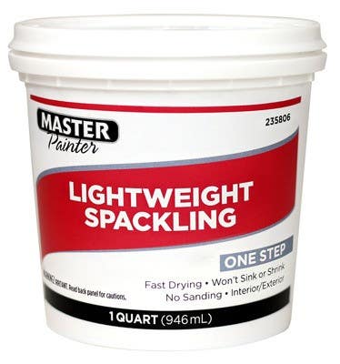 Dap Global Inc 7079808737 Master Painter Superior Spackling, Lightweight, Qt.