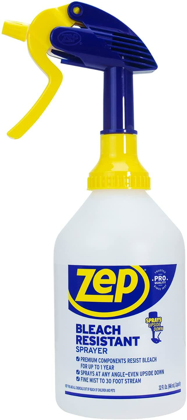 Zep ZUPRO2 Bleach Resistant Professional Spray Bottle, 32 Oz.
