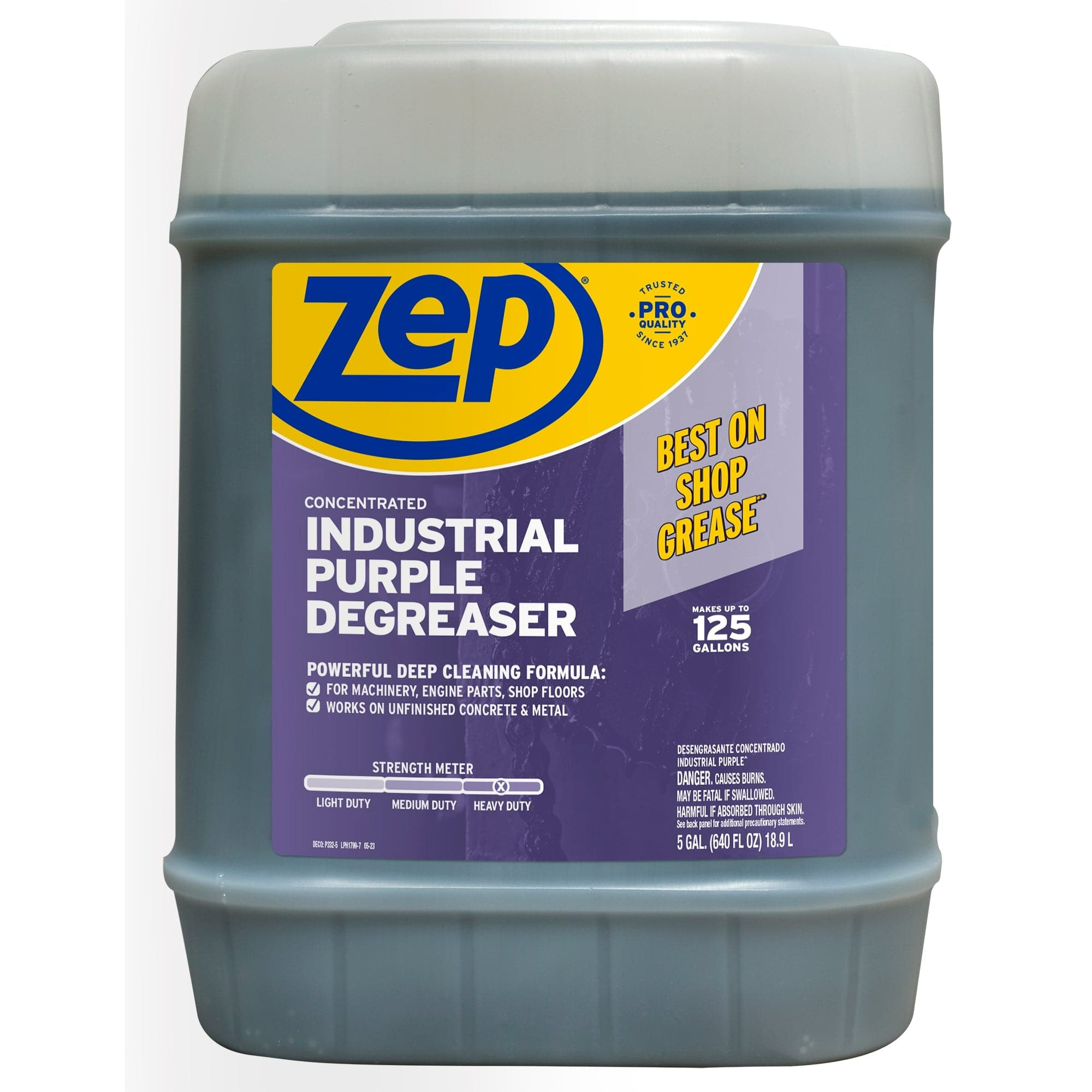 Zep R4581 Industrial Purple Cleaner And Degreaser Concentrate