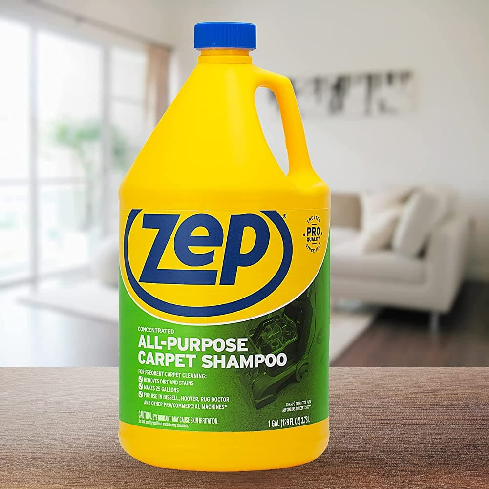 Zep ZUCEC128 All-Purpose Carpet Shampoo Concentrate, 1 Gallon