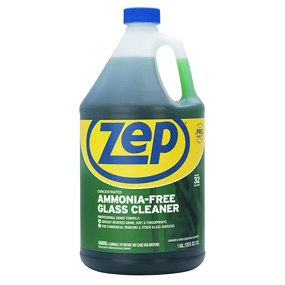 Zep ZU1052128 Ammonia Free Glass Cleaner, 1 Gallon