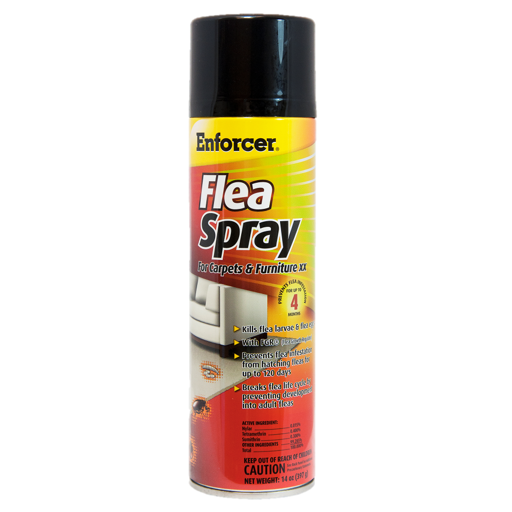 Zep ENFS14 Flea Spray For Carpets And Furniture, 14 Oz.