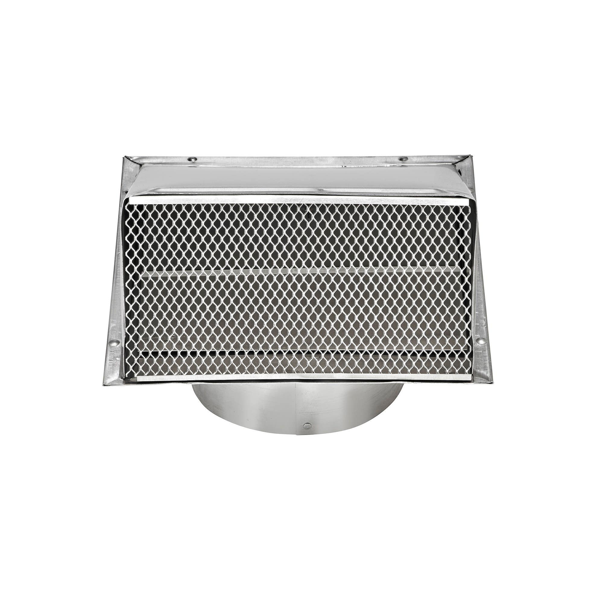 Lambro Industries 346S 6 inch Aluminum Exhaust Wall Hood Vent - Screen