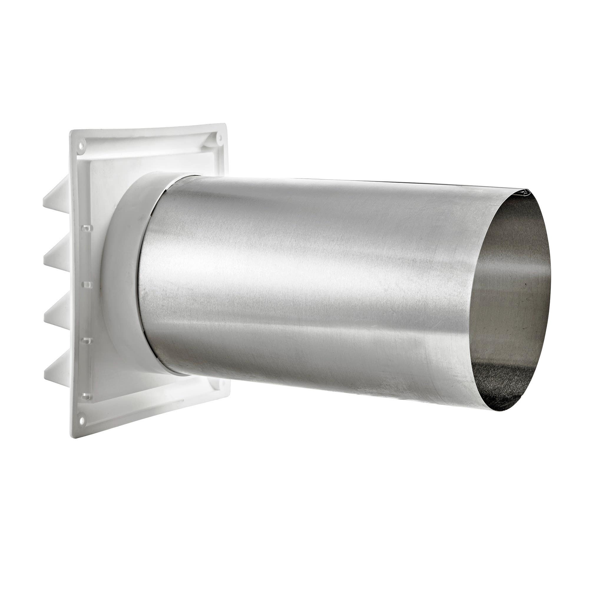 Lambro Industries 606WTP 6" White Plastic Air Intake Louver Vent