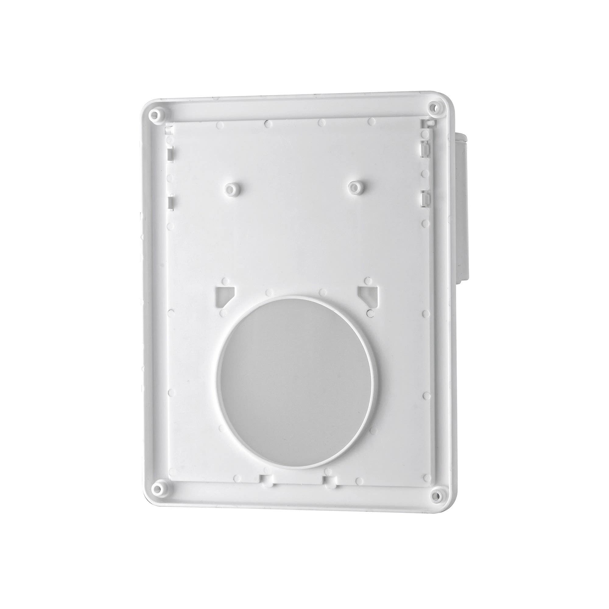 Lambro Industries 289W 4 inch Wall Exhaust Dryer Vent- Floating Damper