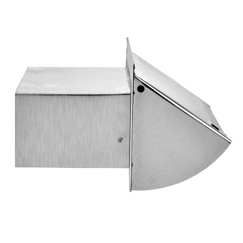 Lambro Industries 106R 3-1/4 inch x 10 inch Aluminum Wall Exhaust Vent