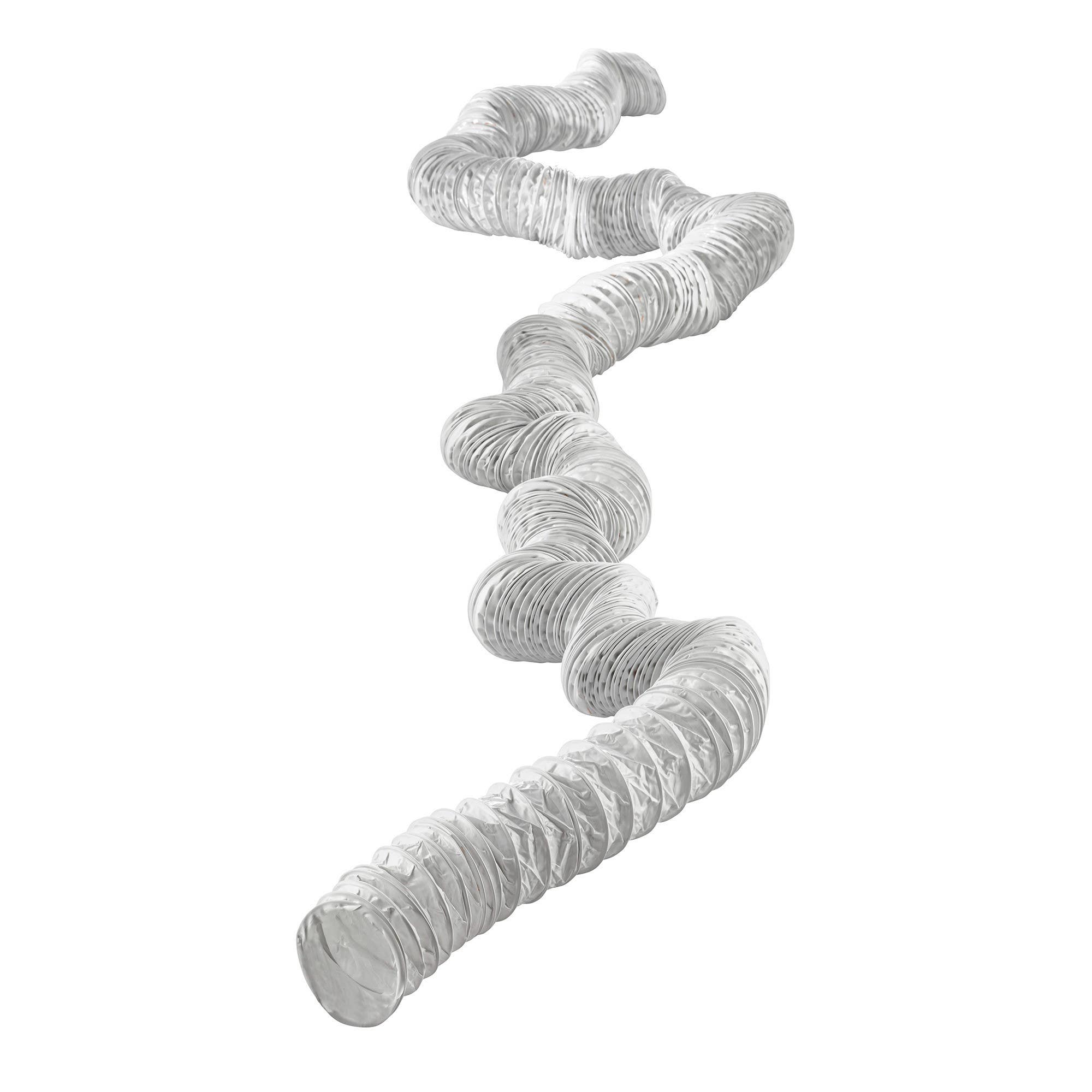 Lambro Industries 2180 4" x 20' Flexible White Vinyl Duct