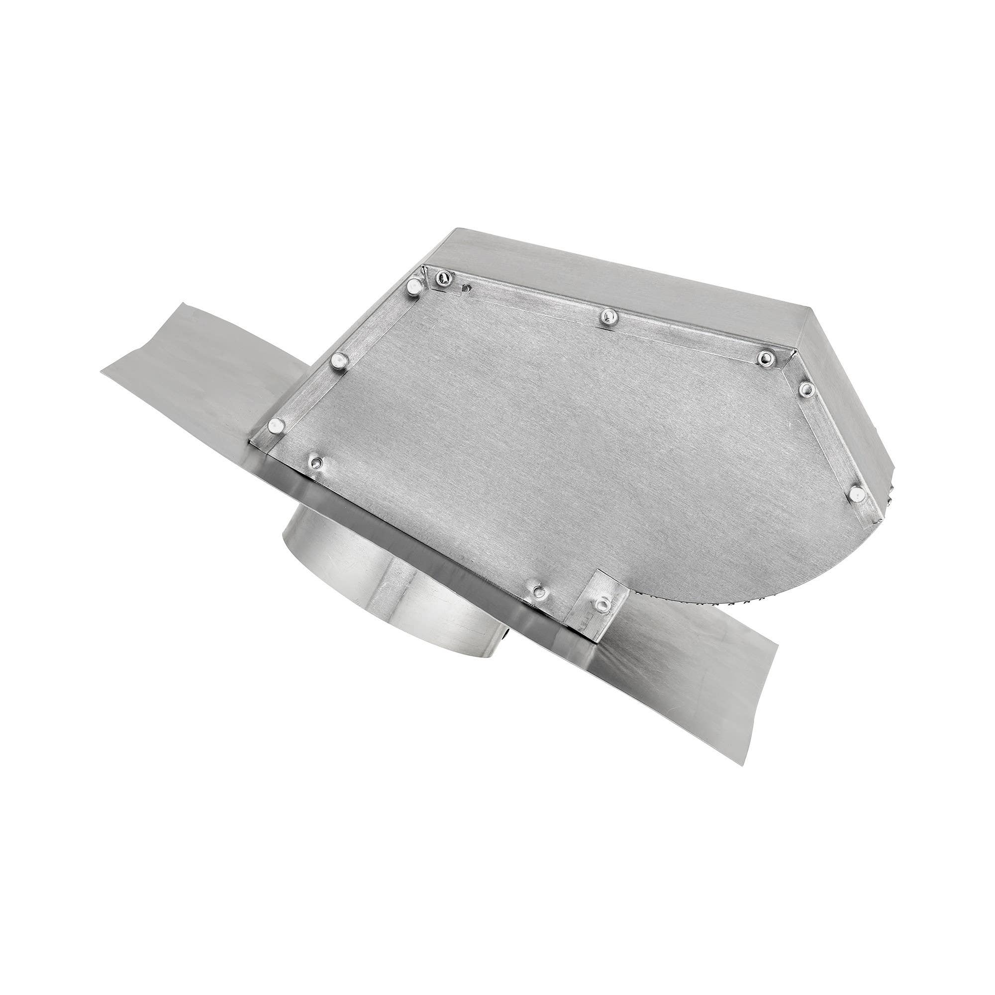 Lambro Industries 109R 4 inch Aluminum Exhaust Roof Vent - Screen