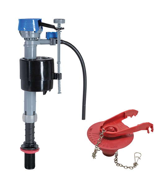Fluidmaster K-400H-039-T14 Performax Fill Valve & 2 Inch Flapper Repair Kit