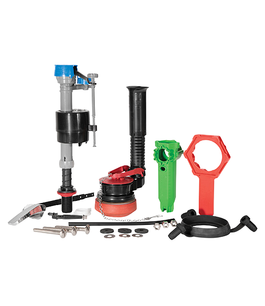 Fluidmaster K-400H-021-P8 Everything Kit For 2" Toilets-Performax High Performance Toilet Repair Kit With Tools