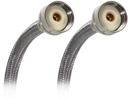 Fluidmaster 9WM60P2 Washing Machine Connector,Stainless Steel, 60", 2-Pk.