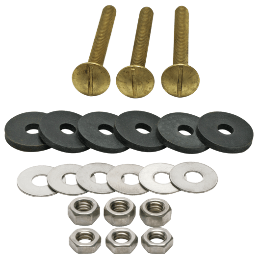 Fluidmaster 6105 Tank-To-Bowl Bolts, 2 3/4", 3-Pk.