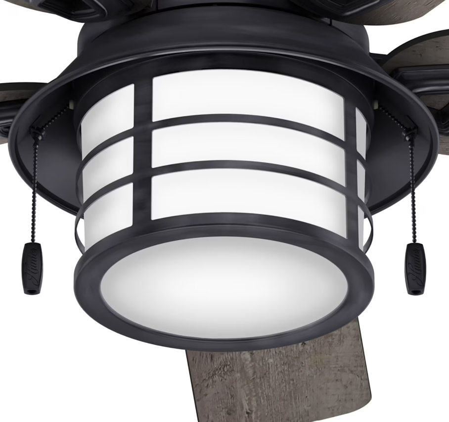 Hunter Fan Company 59135 Key Biscayne Outdoor Ceiling Fan with Light 54 in.