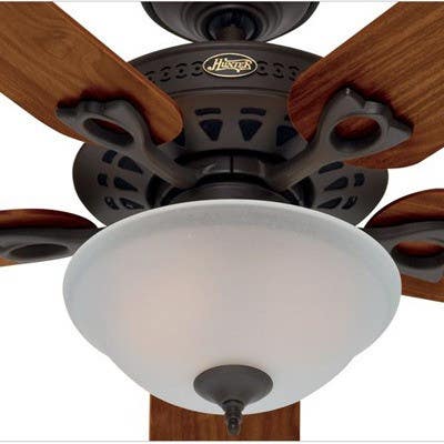 Hunter Fan Company 53057 Astoria Ceiling Fan With Bowl Light Fixture, New Bronze, 5 Blades, 52-In.