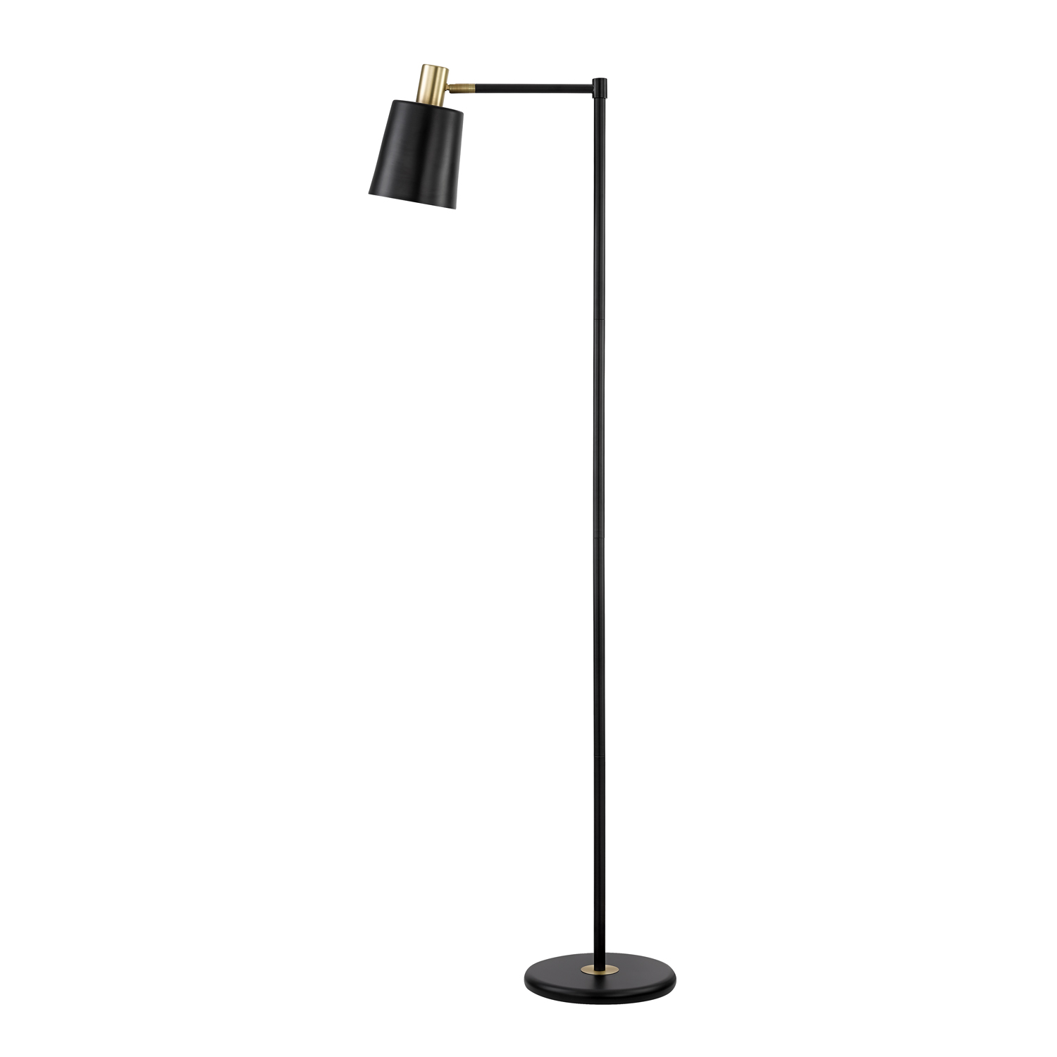 Globe Electric 12916 Lex Black Floor Lamp, 60" Height