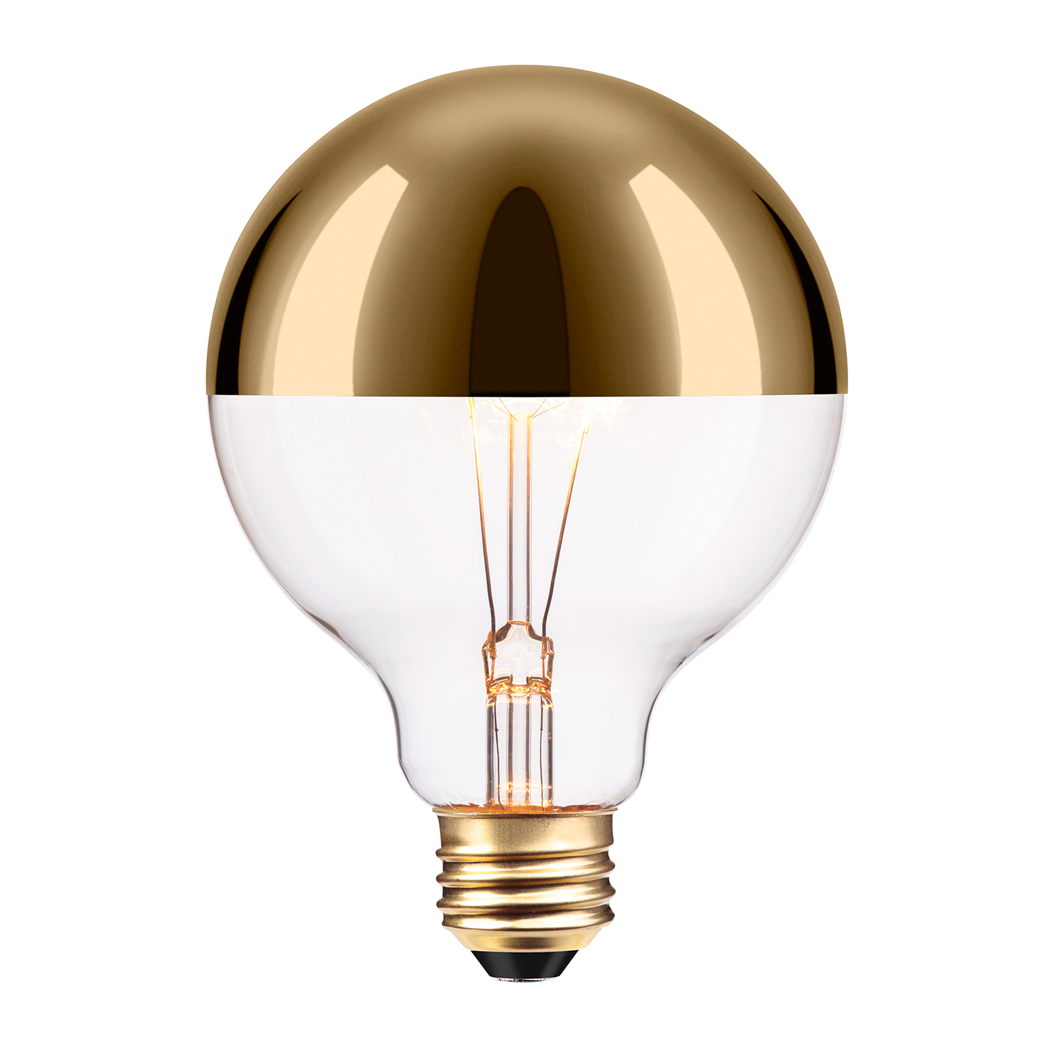 Globe Electric 84649 Gold Vintage Edison E26 Base Light Bulb, 40W