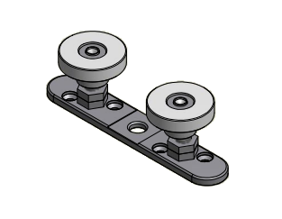 Pemko 261SS/900 Henderson Imperial Top Roller Guide For Sliding & Folding Door