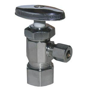 Larsen Supply Co 06-7251 Compression Angle Stop 5/8" x 1/4"