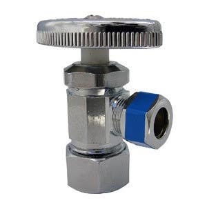 Larsen Supply Co 06-7255 Coarse Compression Angle Stop 5/8" x 3/8"