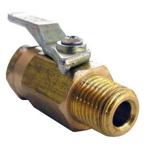 Larsen Supply Co 17-0903 Male/Female Pipe Thread Ball Valve 1/4" x 1/4"