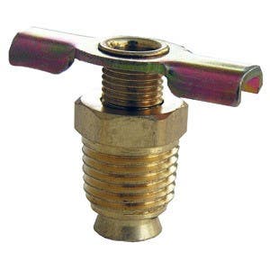 Larsen Supply Co 17-22 Male Pipe Thread Brass Dain Cock
