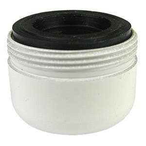 Larsen Supply Co 09-1975 White Dual Thread Slot Aerator