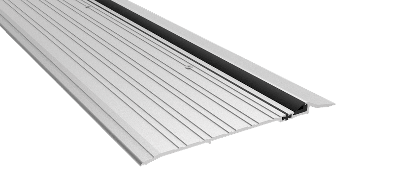 Pemko 2746x292_FGPK Thermal Barrier Latching Panic Saddle Threshold w/ Frost Guard & PemkoPrene Insert