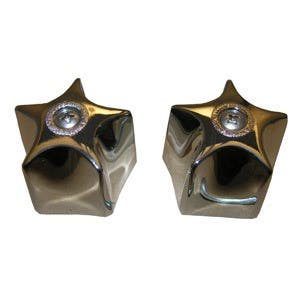 Larsen Supply Co 01-4009 Large Fit-All Chrome Plated Canopy W/Adapters