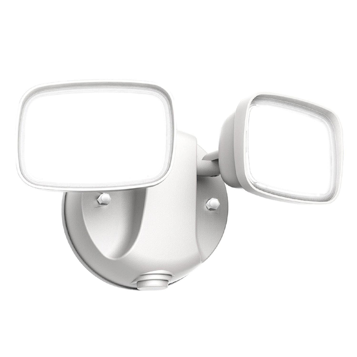 Feit Electric S9DFL/CCT/WH/AG Smart Dual Head LED Security Flood Light, White