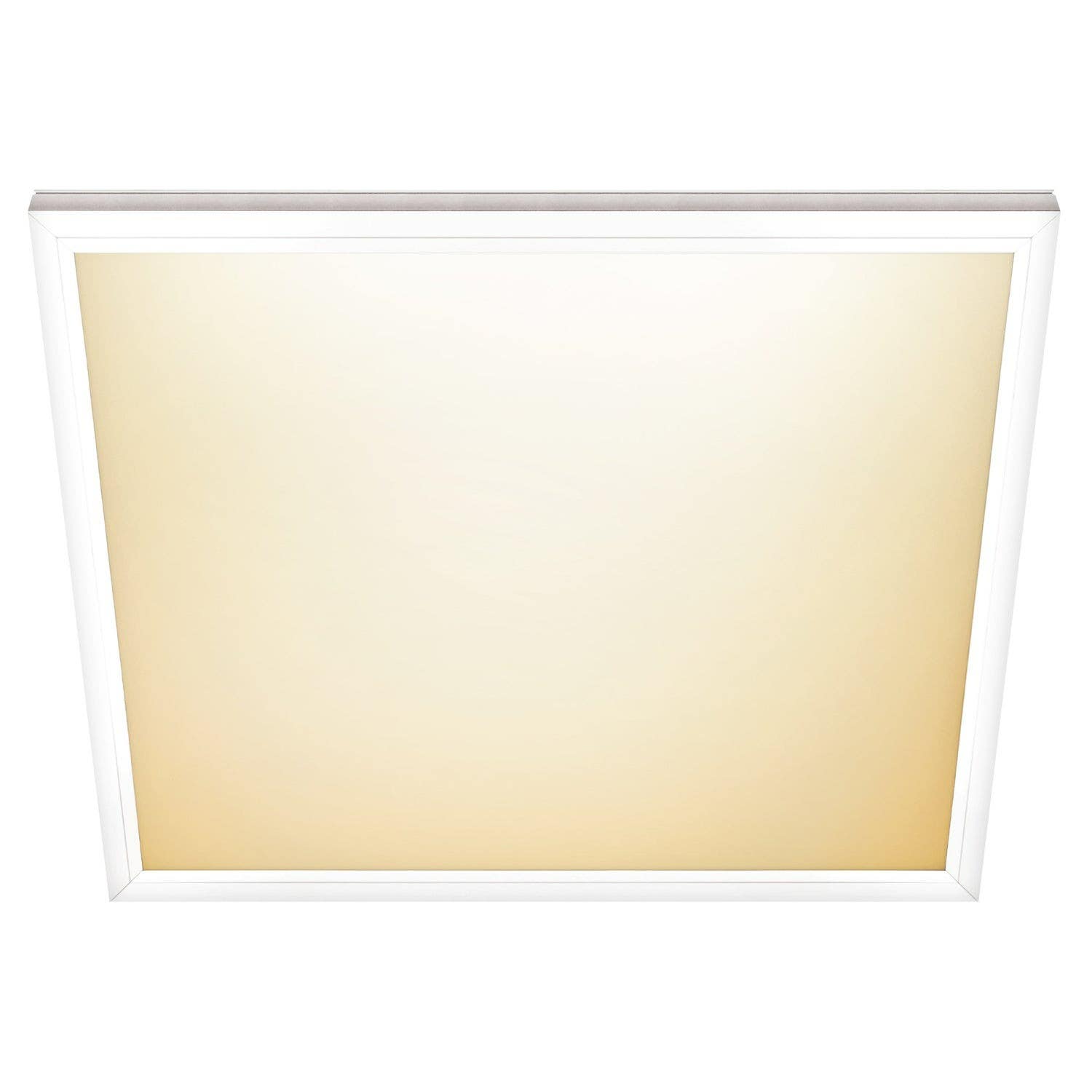Feit Electric FP2X2/6WY/WH White Flat Panel Light Fixture, 2 ft. x 2 ft. 48W