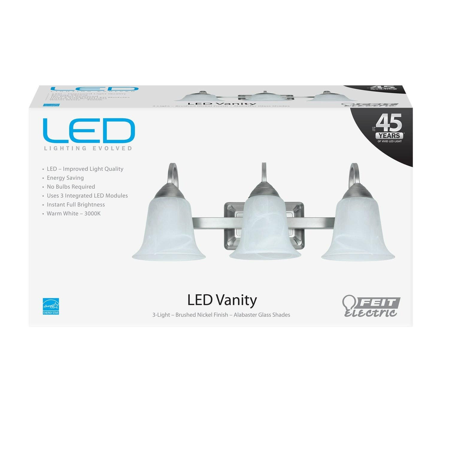 Feit Electric 73802 3-Light LED Vanity Fixture