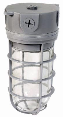 Feit Electric S10VCM/850/GRY LED Vapor Light Fixture, 17.5-Watt, Aluminum Housing, 10-In.