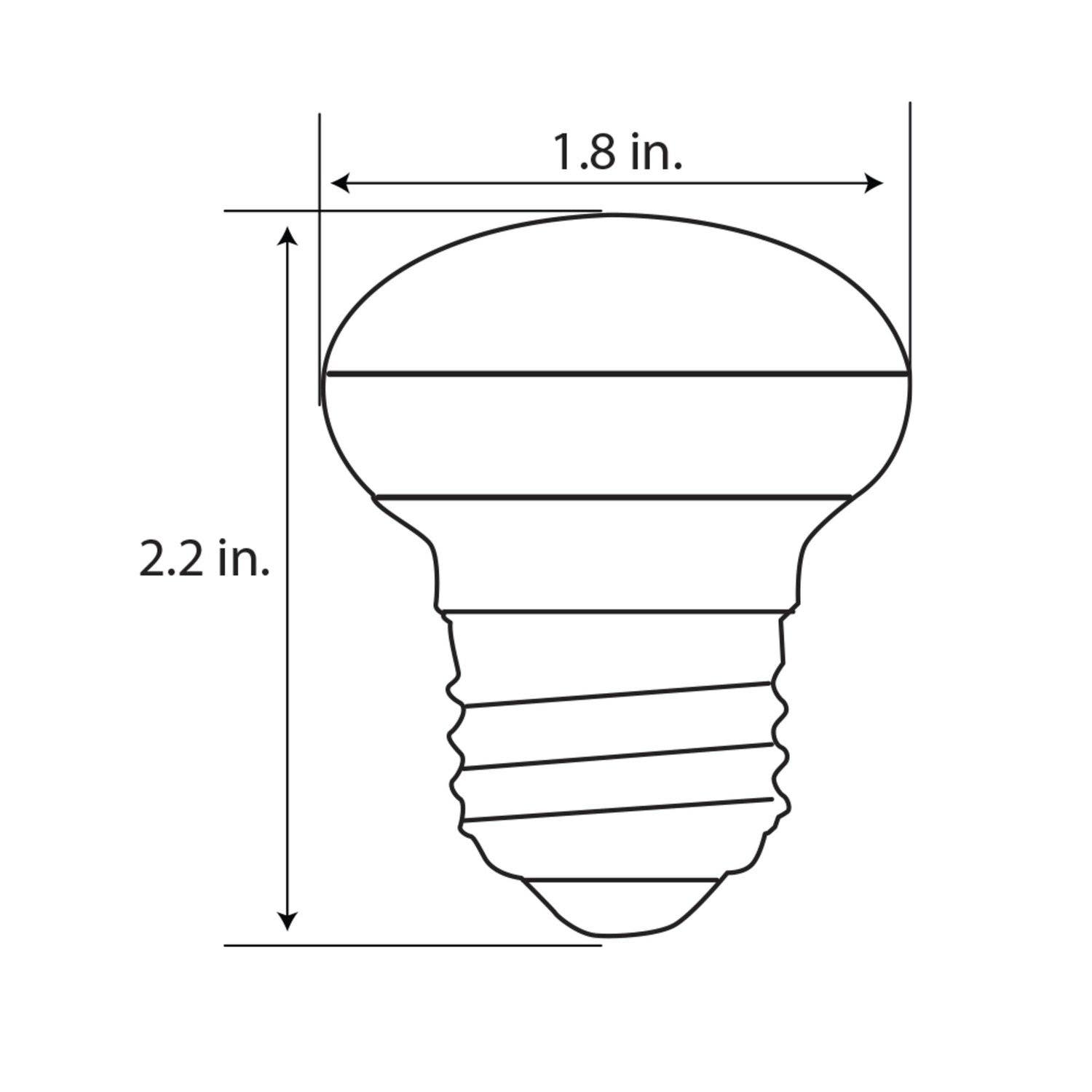Feit Electric BPR14DM/927CA R14 Dimmable Enhance Reflector Led Bulb, 3.3W