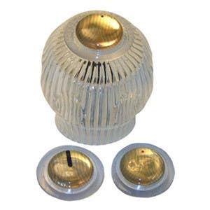 Larsen Supply Co HC-370MB Sterling Large Clear Tub And Shower Handle