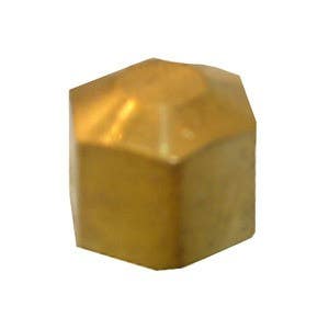 Larsen Supply Co 17-6183 Brass Compression Cap 5/16"
