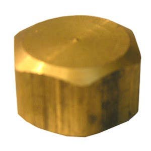 Larsen Supply Co 17-6189 Brass Compression Cap 5/8"