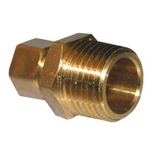 Larsen Supply Co 17-6835 Male Pipe Thread Compression Adapter 3/8" x 3/8"
