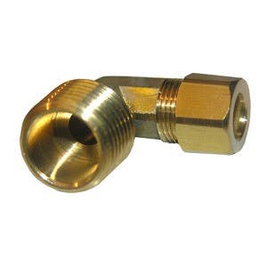 Larsen Supply Co 17-693 Male Pipe Thread Brass Compression Elbow