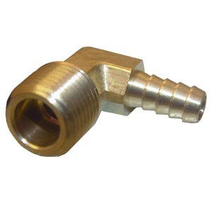 Larsen Supply Co 17-7913 Barbed Male Pipe Thread Elbow 1/2" x 3/8"