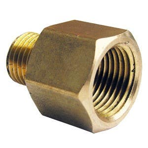 Larsen Supply Co 17-8529 Female/Male Pipe Thread Coupling 3/8" x 1/4"