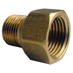 Larsen Supply Co 17-8547 Female/Male Pipe Thread Coupling 1/2" x 3/8"