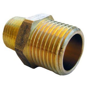 Larsen Supply Co 17-87 MIP Male Pipe Thread Nipple