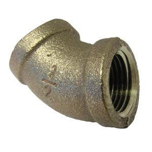 Larsen Supply Co 17-9049 FIP Female Pipe Thread 45 Degree Elbow 1/2" x 1/2"