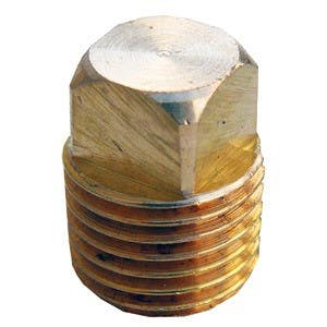 Larsen Supply Co 17-91 Brass Square Plug
