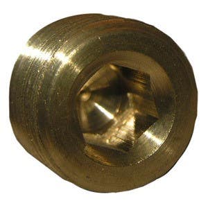 Larsen Supply Co 17-919 Brass Countersunk Plug