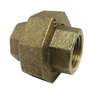 Larsen Supply Co 17-9209 Female Pipe Thread Brass Union 1/2"