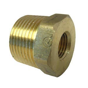 Larsen Supply Co 17-9255 Brass Hex Bushing 3/4" x 1/4"