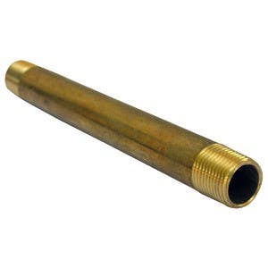 Larsen Supply Co 17-9421 Brass Nipple 3/8" x 6"